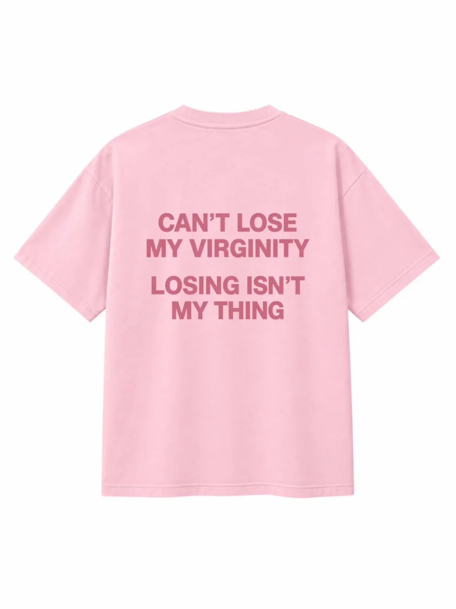T-shirt Rose « Can't Lose My Virginity » – ATNT Paris