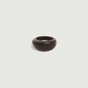 BAGUE ZEA MARRON FONCÉ
