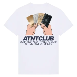 T-Shirt Blanc Born Rich